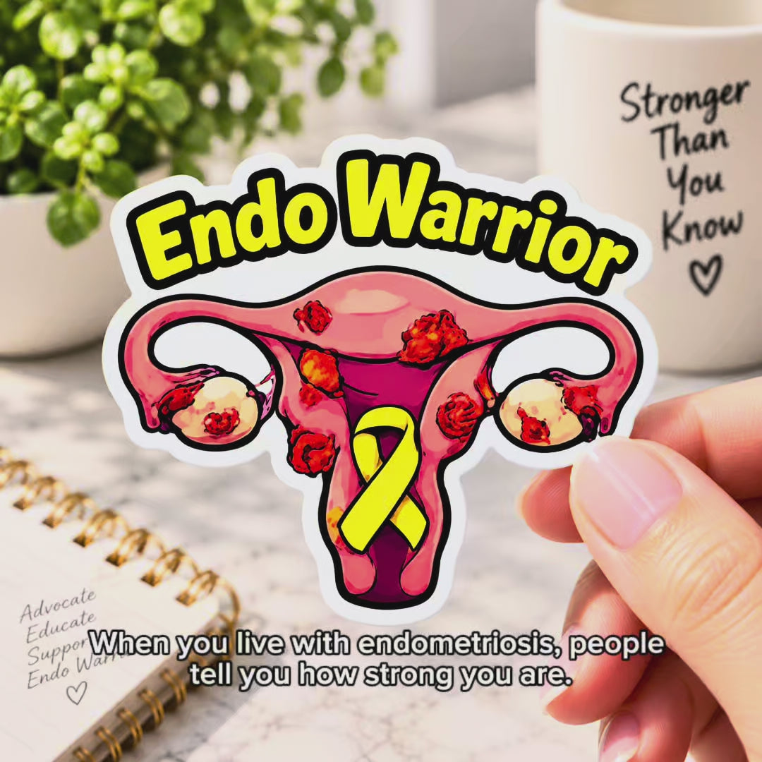 ENDO Warrior Sticker | Endometriosis Awareness Gift